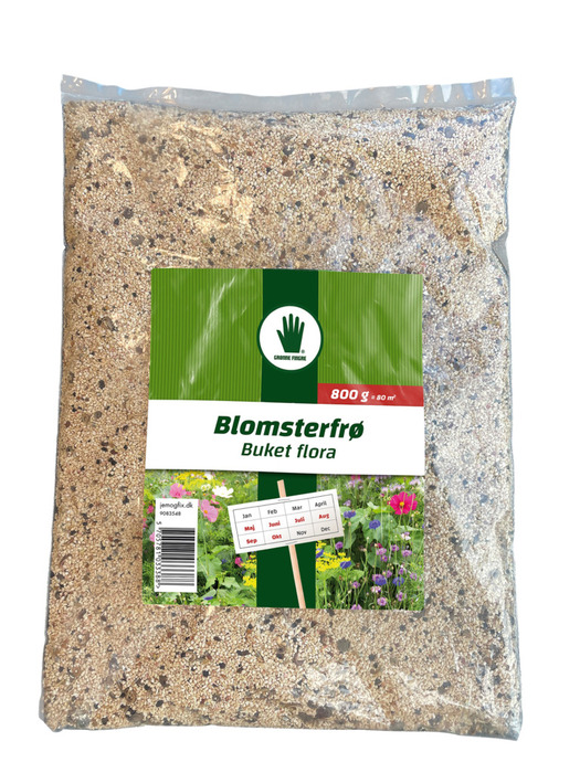 Blomstermix Bukett Flora 800 g Grønne Fingre®